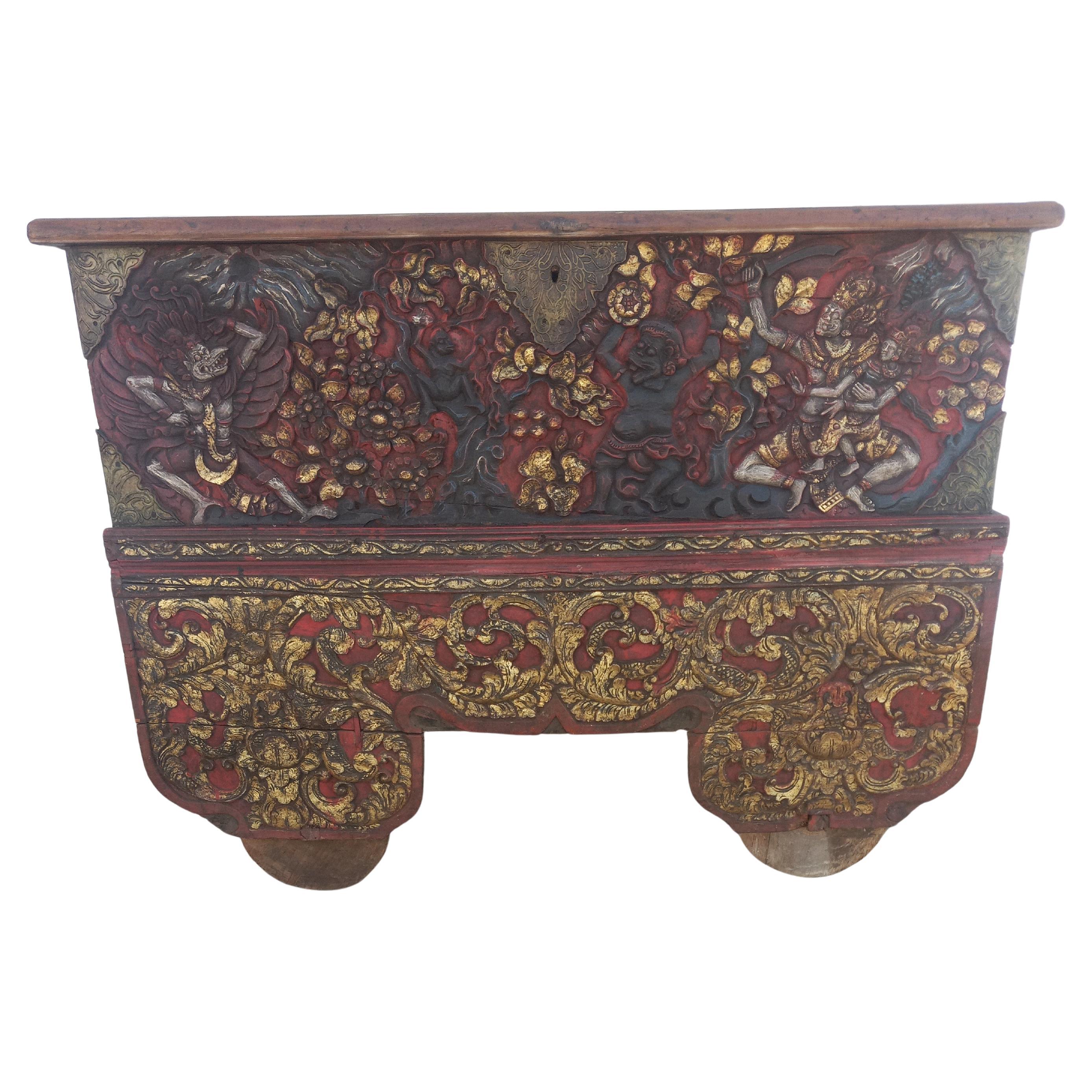 Giled Wedding Coffer For Sale