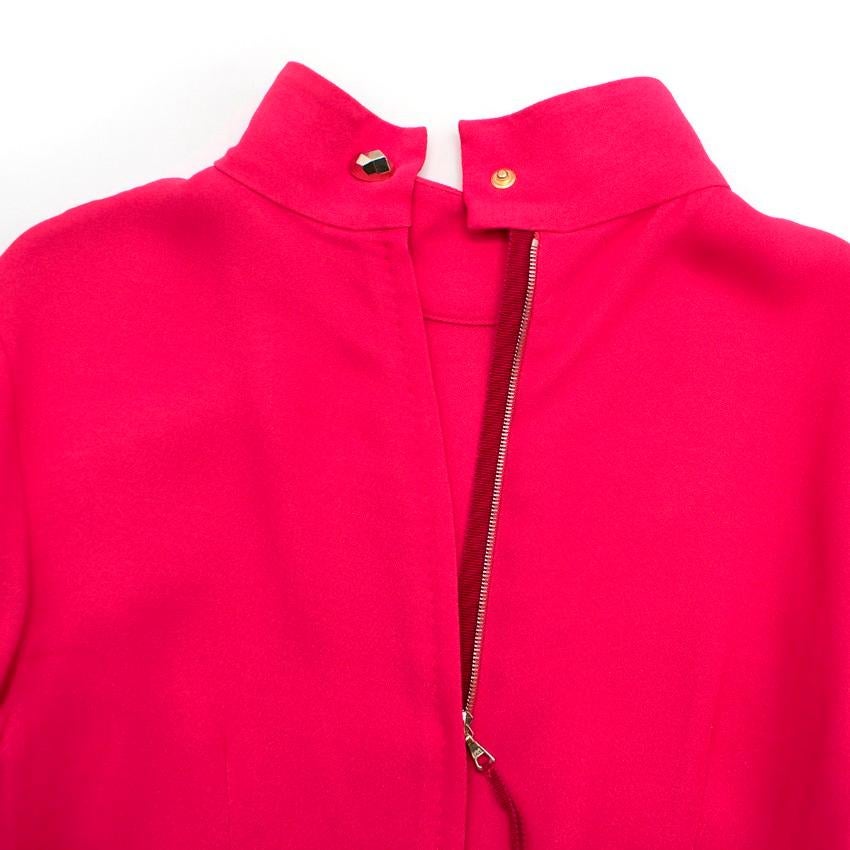 Women's Giles fuschia-pink high-neck dress US 6