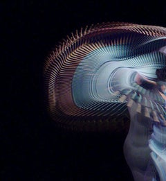 Bailarinas abstractas Azul claro 2, Edición limitada de impresión en pigmento de archivo