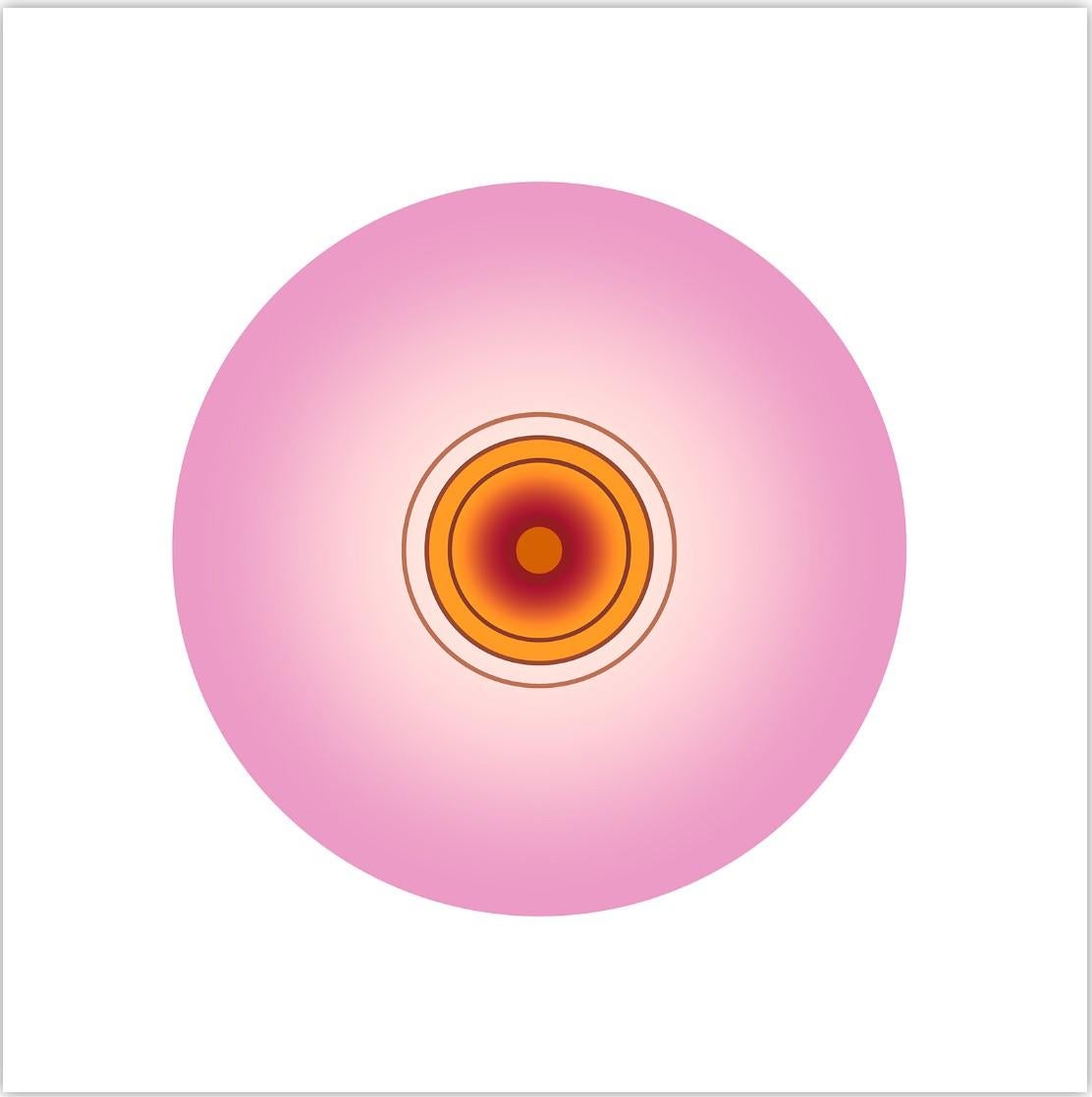 Rosa Sweet Haze par Giles Revell, photographie abstraite, couleur, fleur