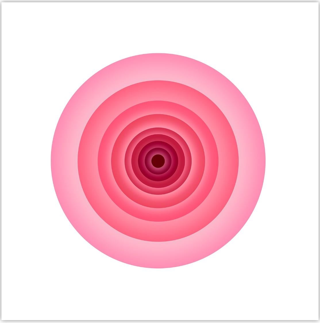 Rosa Tickled Pink de Giles Revell est une impression dynamique et abstraite à base de pigments d'archives.

Disponible dans ce format de 50cm x 50cm en édition de 25 exemplaires. Des tirages plus grands sont disponibles, veuillez contacter