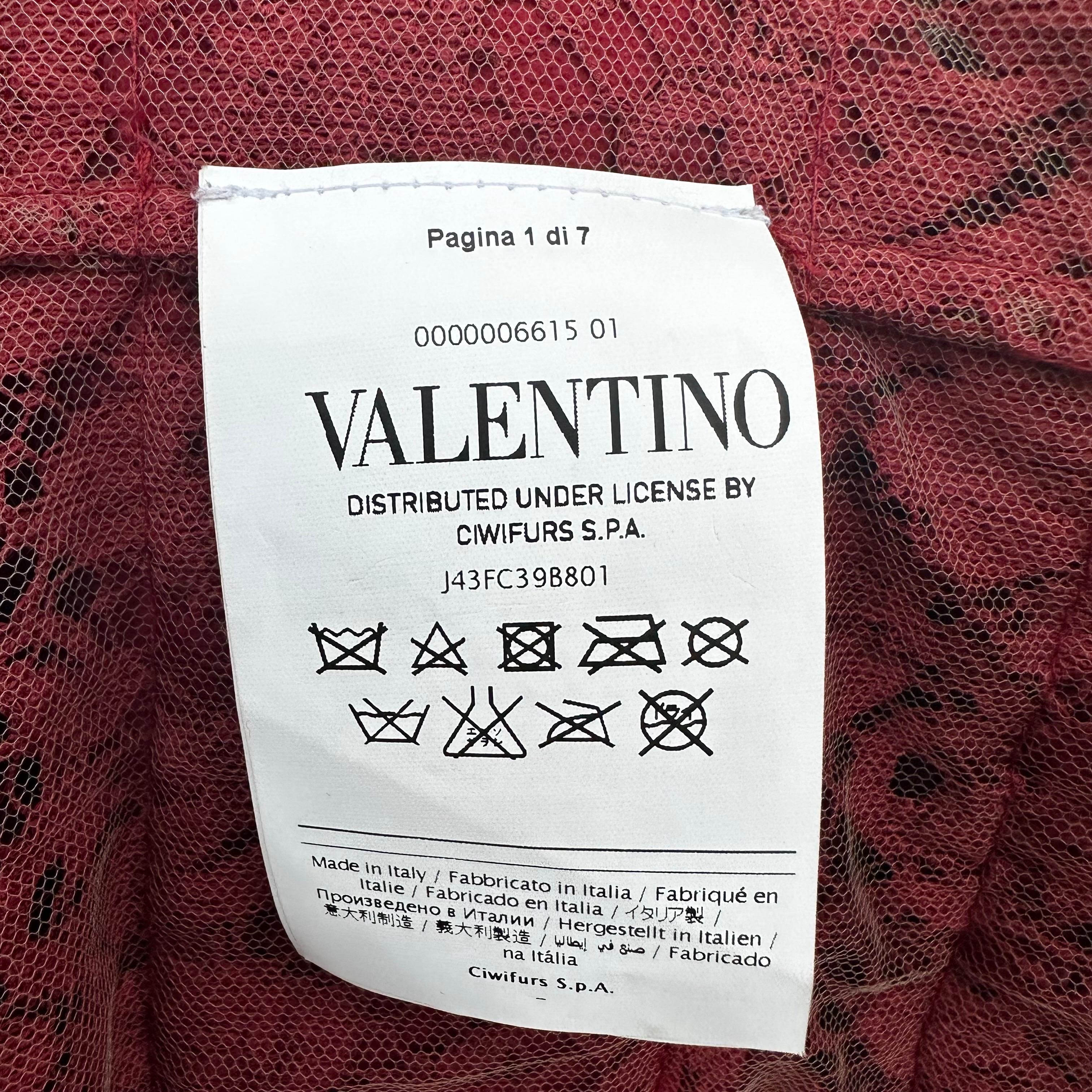 Vergoldetes Gewand in visone Valentino nuovo mit cartellino im Angebot 3