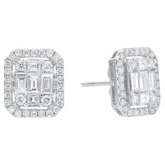 Gilin 18k White Gold Diamond Earring Jacket