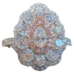 Gilin 18k White Gold Diamond Ring