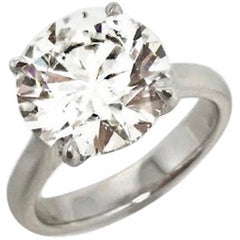 Used Gilin GIA Certified Solitaire Diamond Engagement Ring