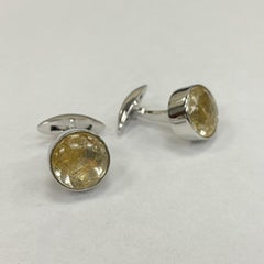 GILIN Gold Rutile Cufflinks