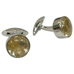 GILIN Gold Rutile Cufflinks