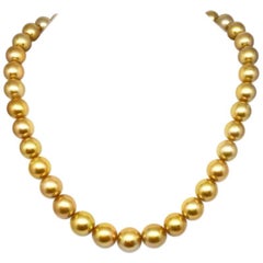 Gilin Golden South Sea Pearl Strand