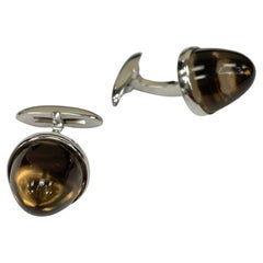 GILIN Smokey Quartz Cufflinks