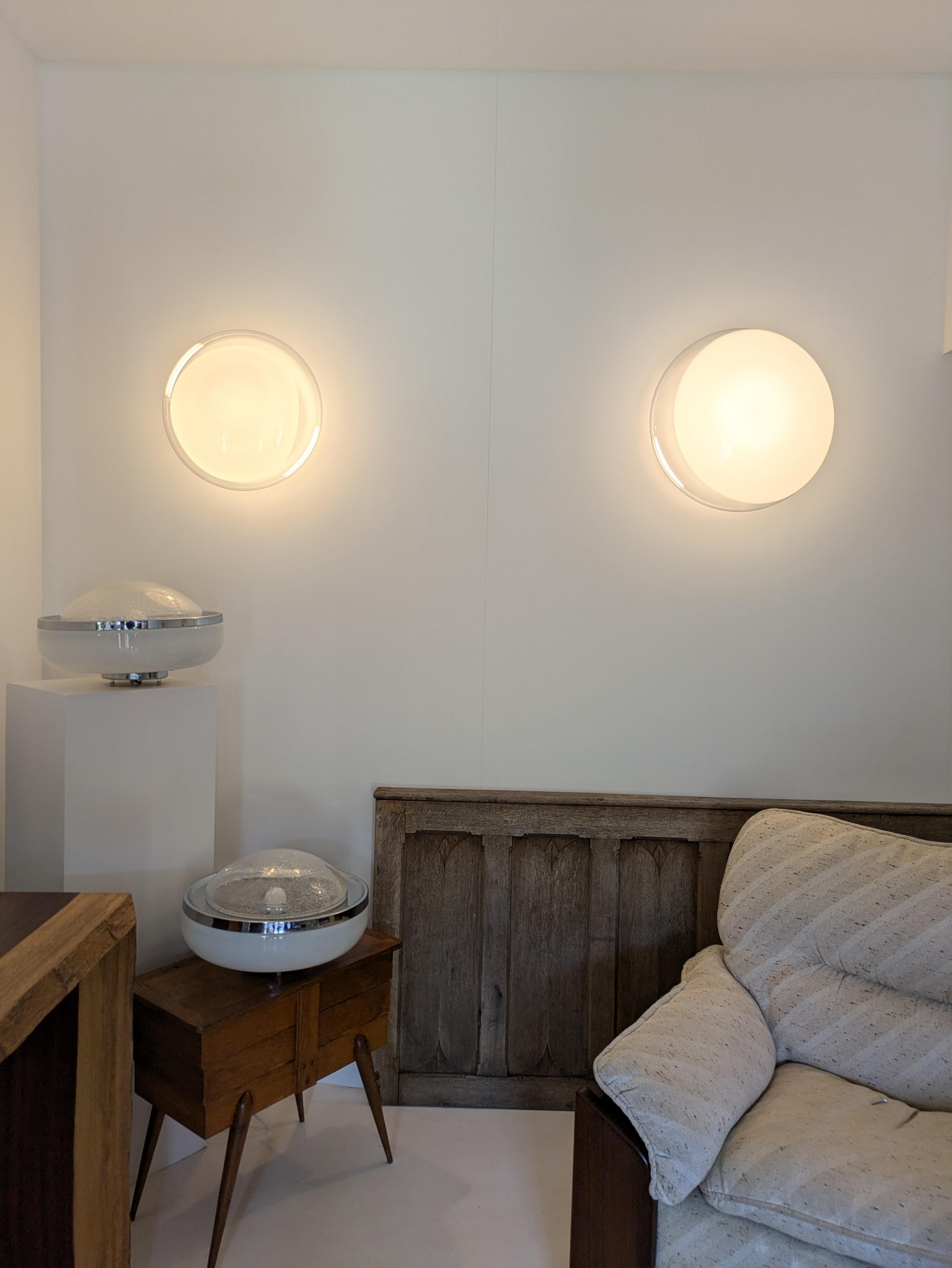 Applique ou Plafonnier Gill 40, Roberto Pamio, Leucos, 1962 Bon état - En vente à Saint-Ouen-sur-Seine, FR