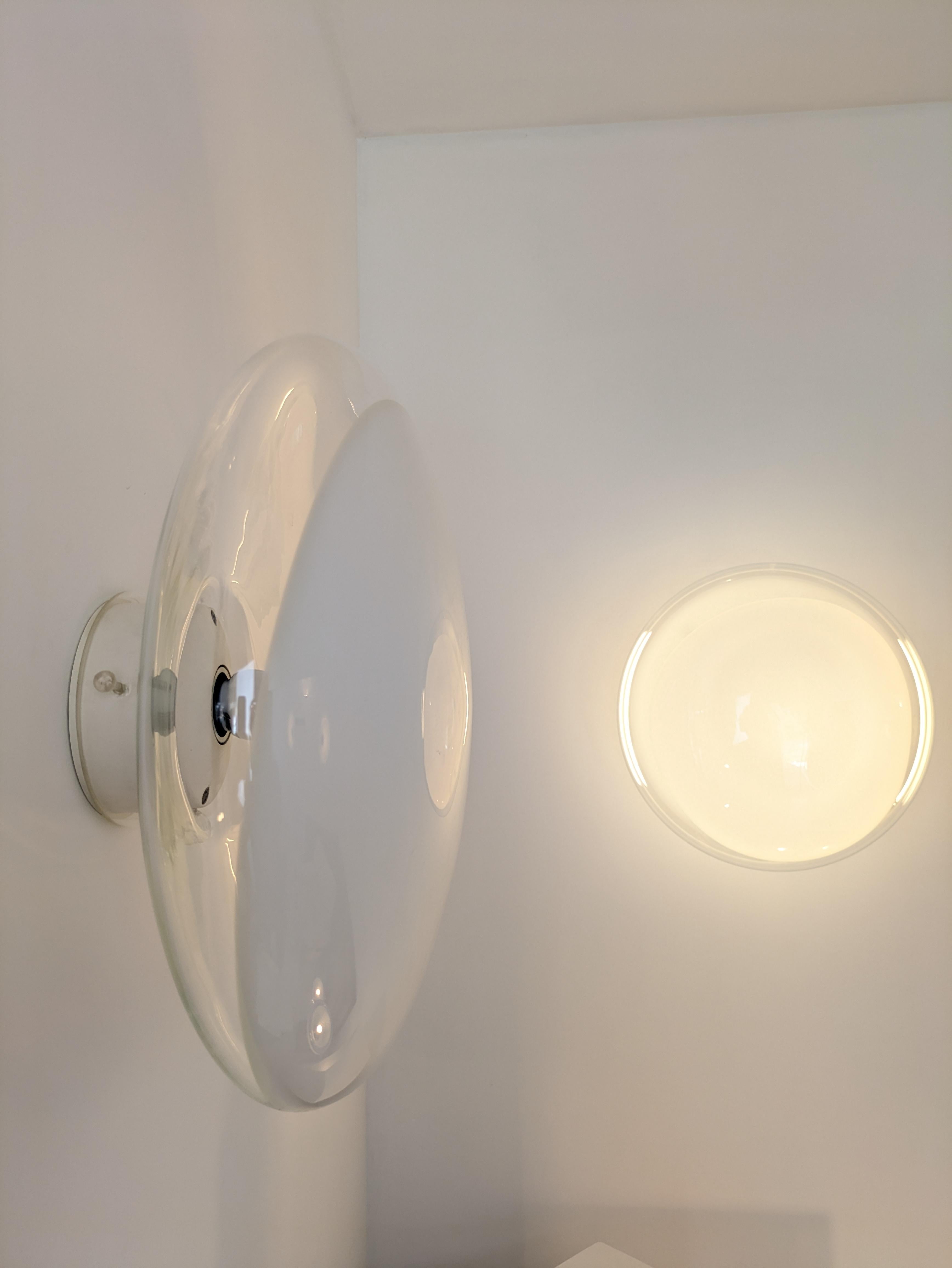 Applique ou Plafonnier Gill 40, Roberto Pamio, Leucos, 1962 en vente 2