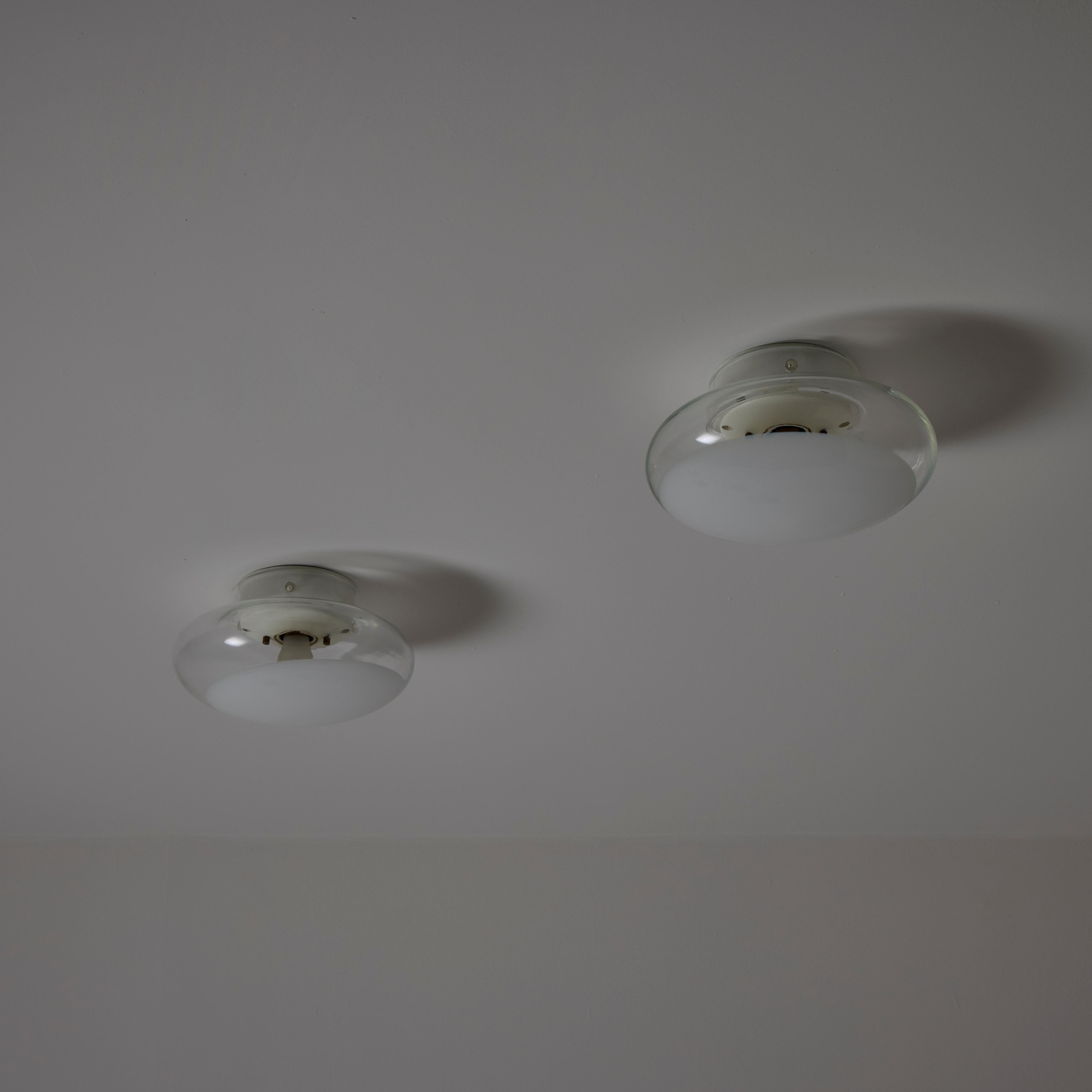 Mid-Century Modern 'Gill 40' Wall or Ceiling Lights by Roberto Pamio for Leucos For Sale