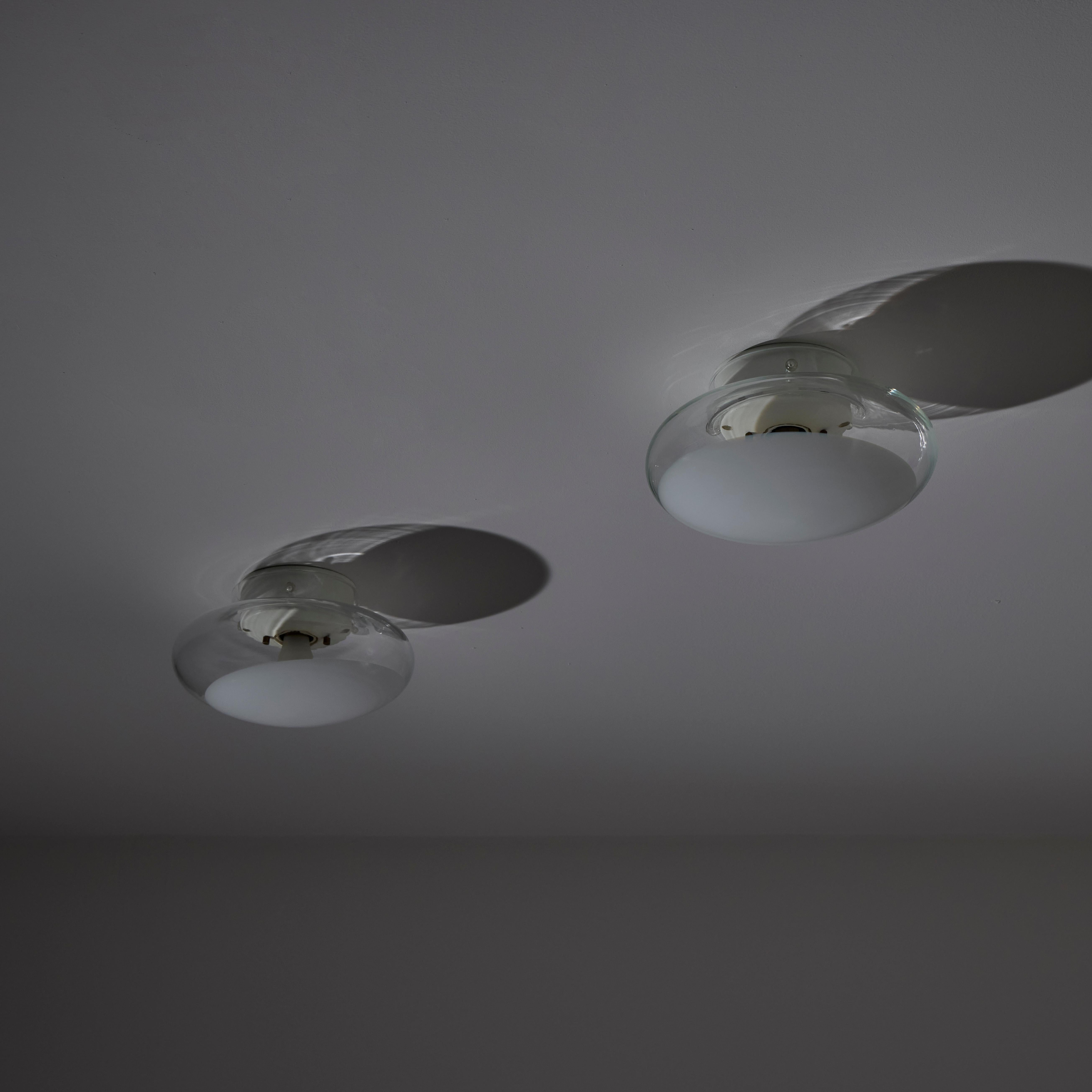 Italian 'Gill 40' Wall or Ceiling Lights by Roberto Pamio for Leucos For Sale