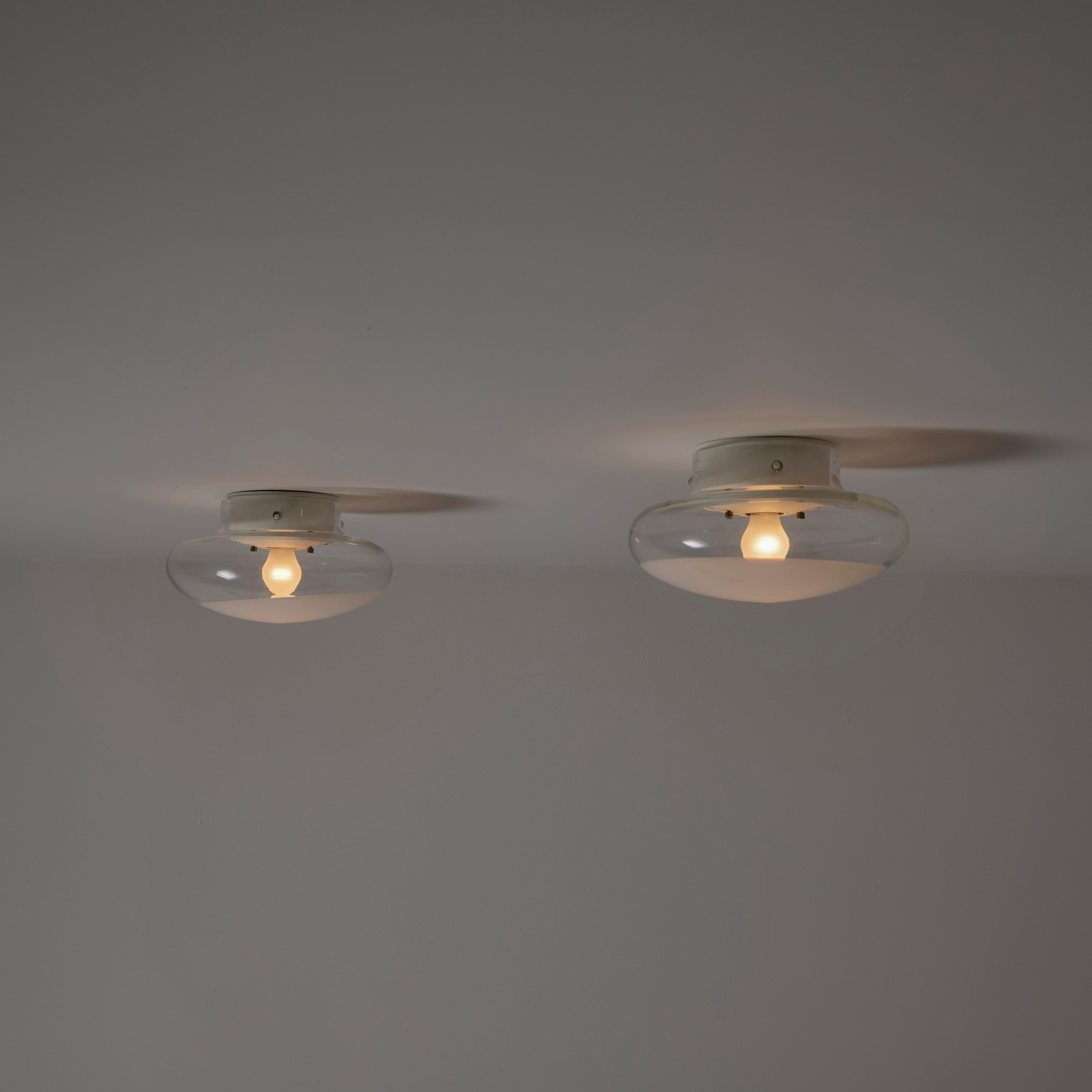 20th Century 'Gill 40' Wall or Ceiling Lights by Roberto Pamio for Leucos For Sale