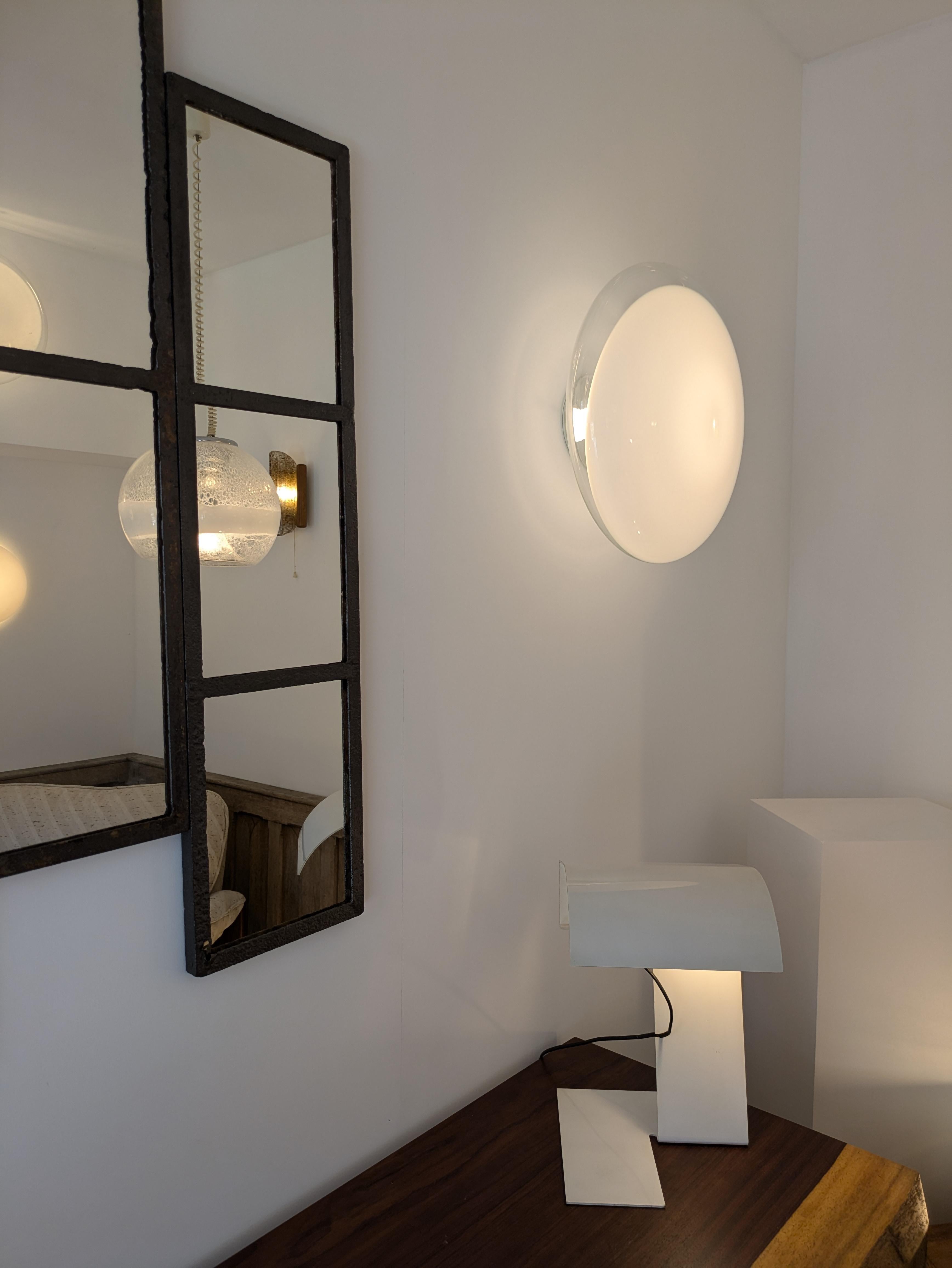 Gill 45, wall or ceiling light, Roberto Pamio, Leucos, Murano glass, 1962 2