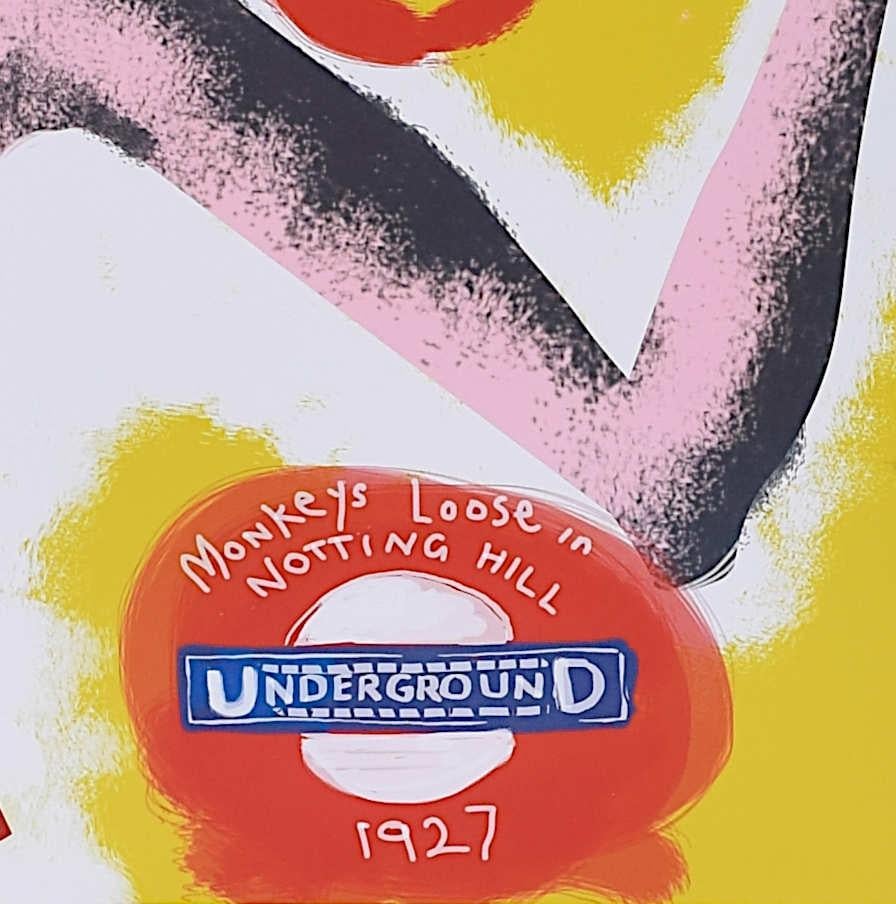 Gill Bradley
Monos sueltos en Notting Hill, 1927 
Litografía 
100 x 65 cm 

