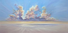 A Triumphant Return of Swallows, Painting, Oil on Canvas