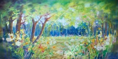Angeli di maggio, Pittura, Olio su tela