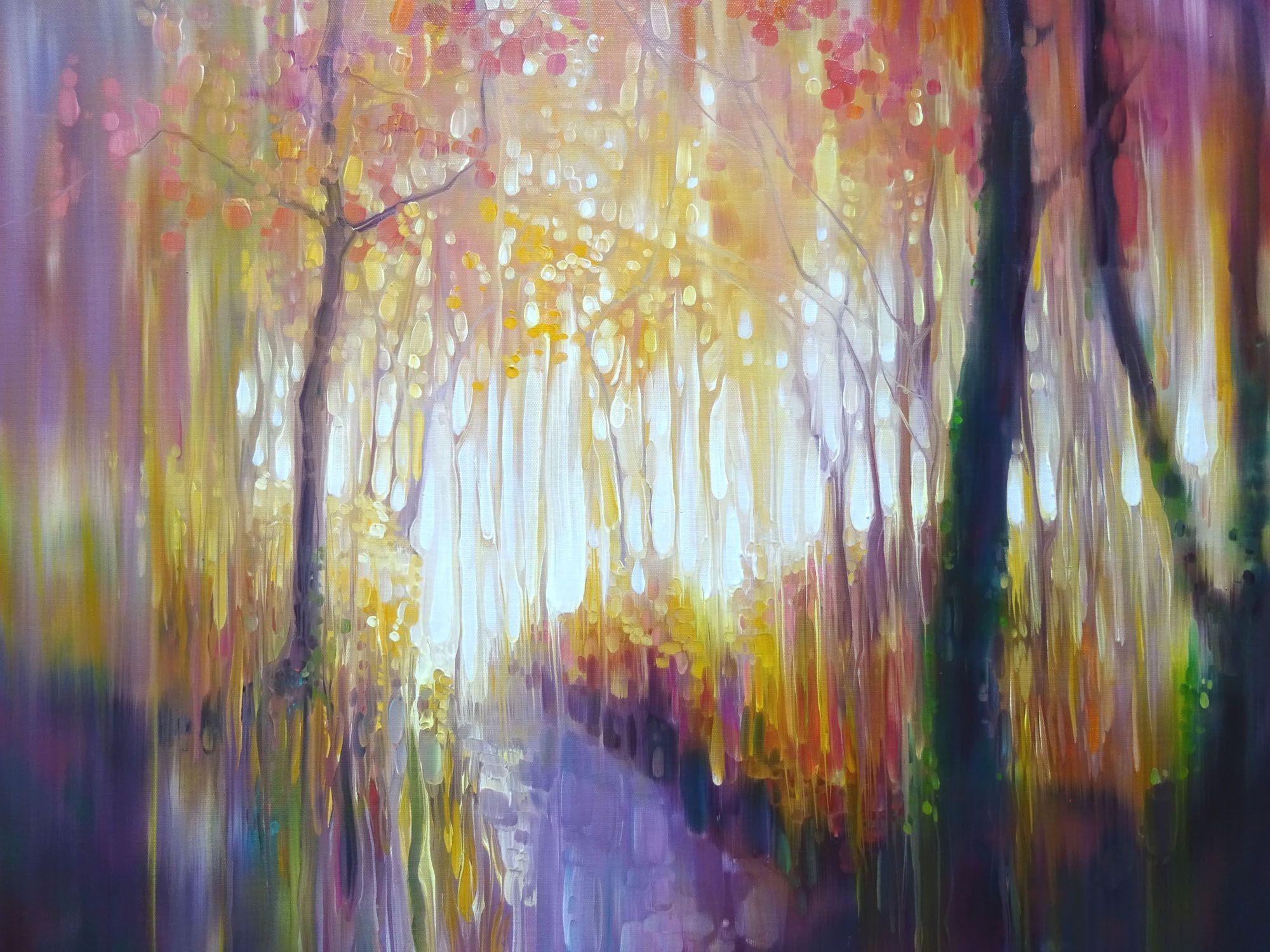 October Glows, Painting, Oil on Canvas 3