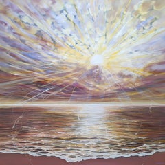 The Dance of the Sun and the Sea, Painting, Oil on Canvas