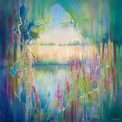 The Peacocks Secret, Painting, Oil on Canvas
