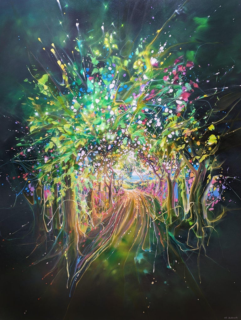 Dream Imploding Gill Bustamante - The Promised Land, Painting, Oil on Canvas For Sale ...
