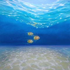 Under Sea Escape, Painting, Oil on Canvas