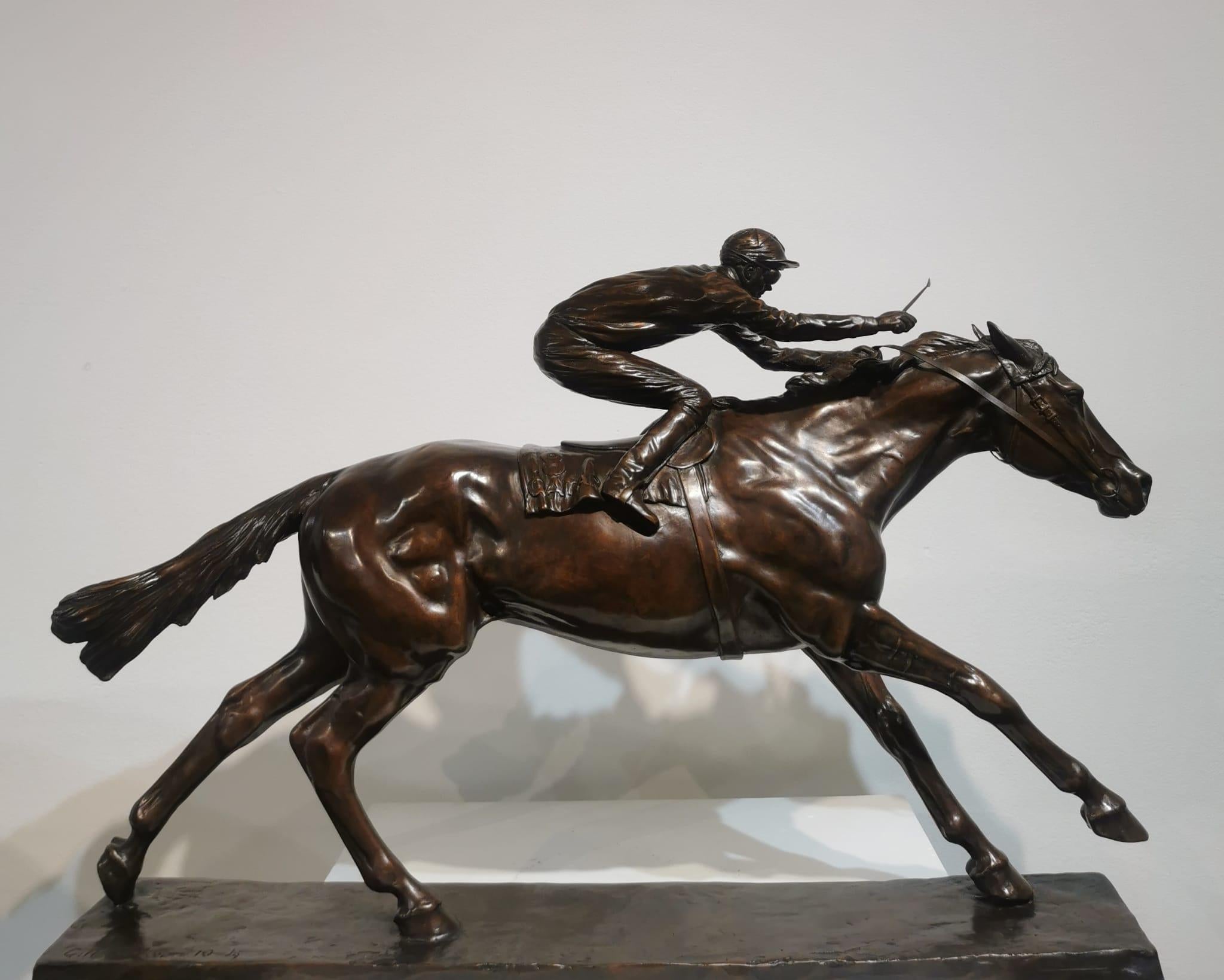 Ver Las Estrellas   Edición limitada Escultura ecuestre de bronce - Sculpture de Gill Parker 