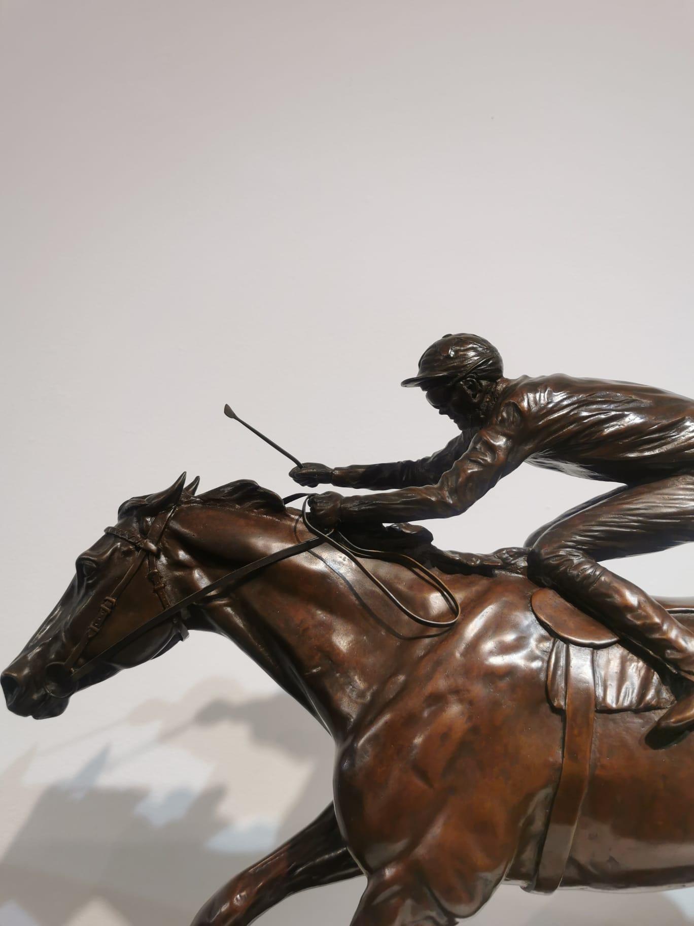 Ver Las Estrellas   Edición limitada Escultura ecuestre de bronce - Sculpture Contemporáneo de Gill Parker 