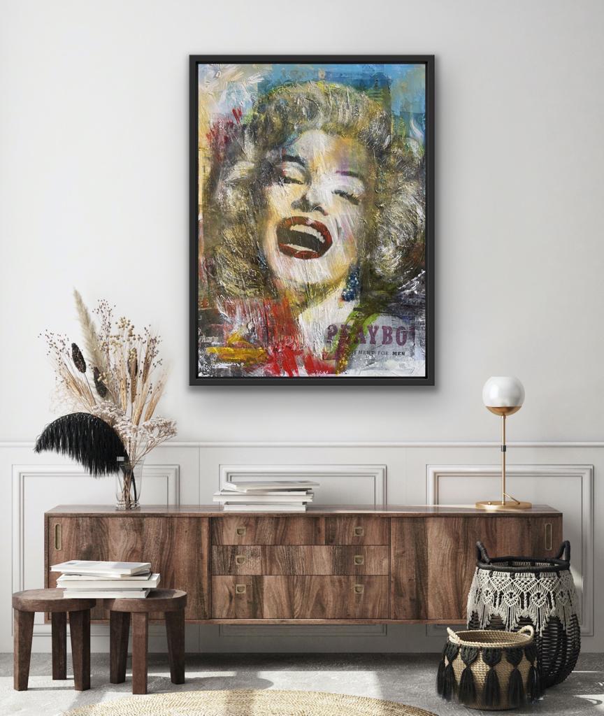 Marilyn, Marilyn Monroe art, film star art, Hollywood art, celebrity art For Sale 3