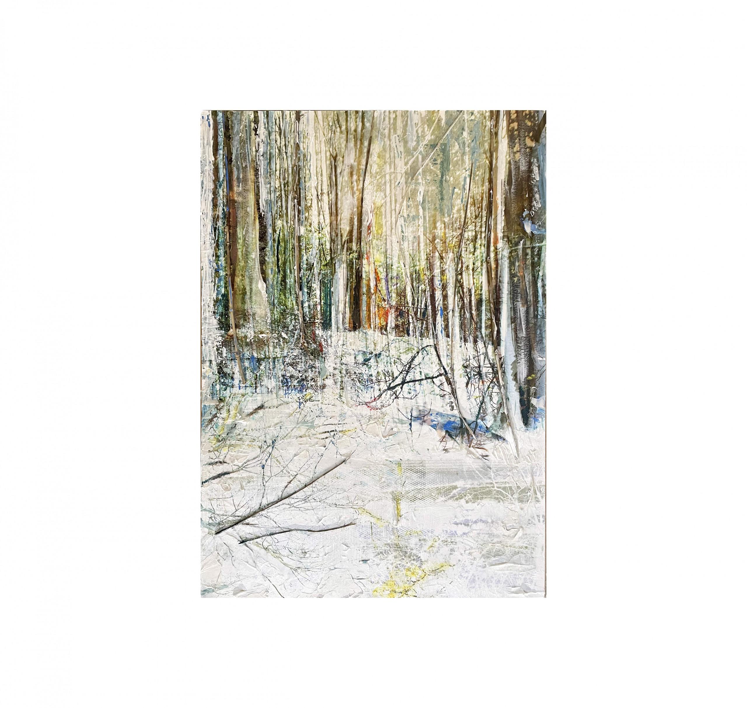 Die Hölzer sind im Wald gehalten – Painting von Gill Storr