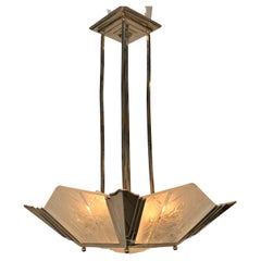 Gilles 1920's Art Deco Chandelier