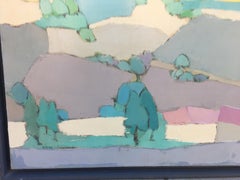 Gilles Afera Ferrand, "Espace 15" Oil on Canvas, Signed, and Dated 1984