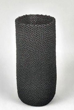 Gilles CAFFIER (1963)  ceramic vase, signed and dated