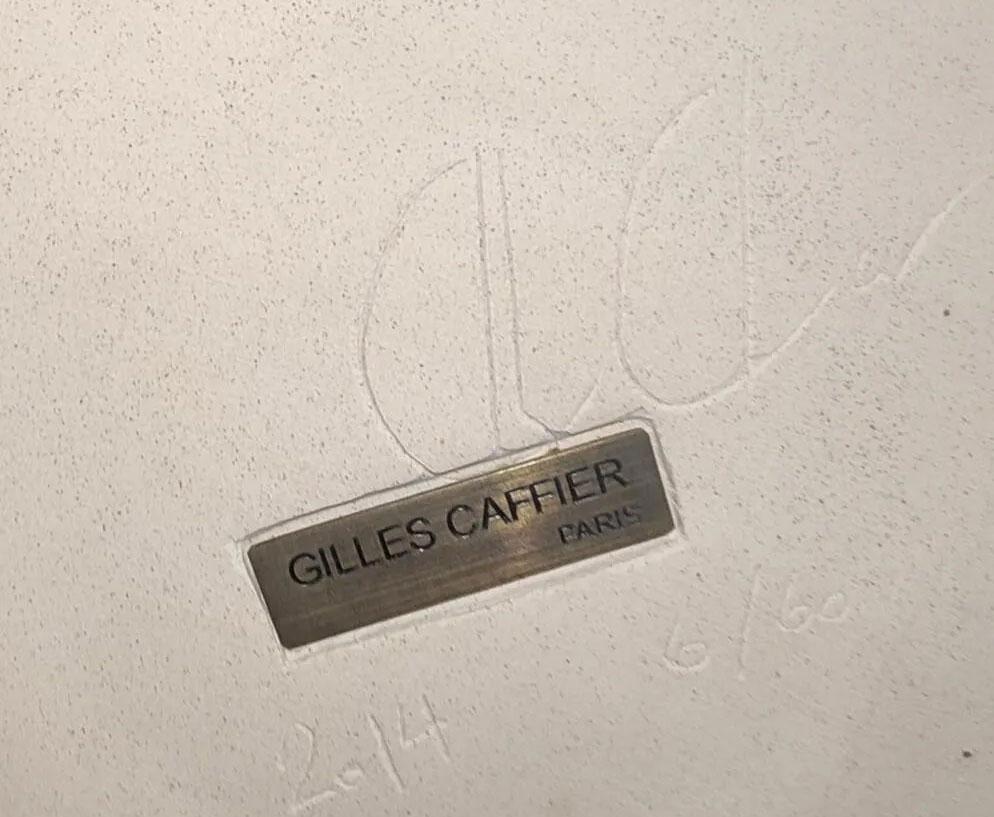 Gilles CAFFIER (1963)  jarrón de cerámica, firmado y fechado Siglo XXI y contemporáneo en venta