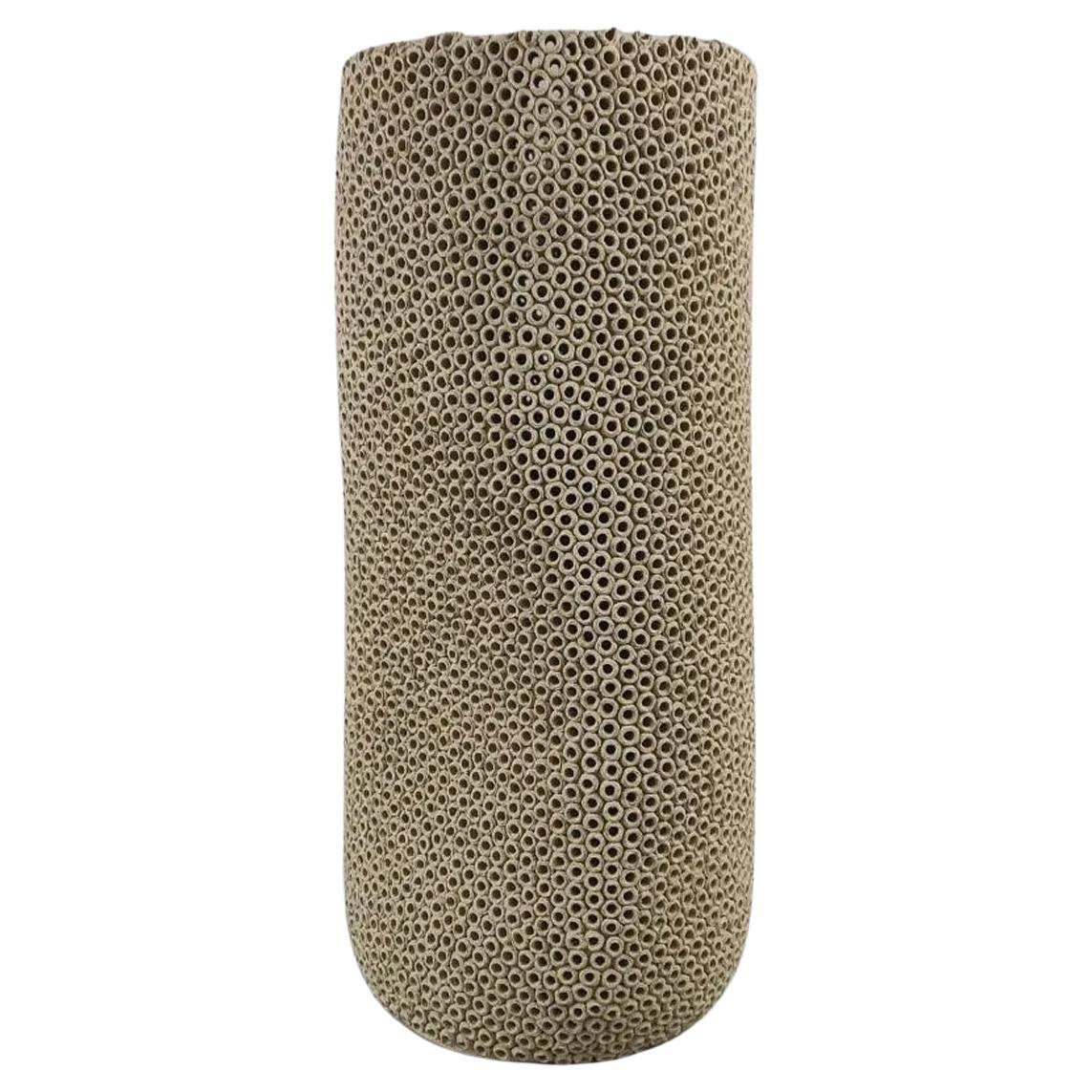 Gilles Caffier (1963)  vase en céramique, signé et daté en vente