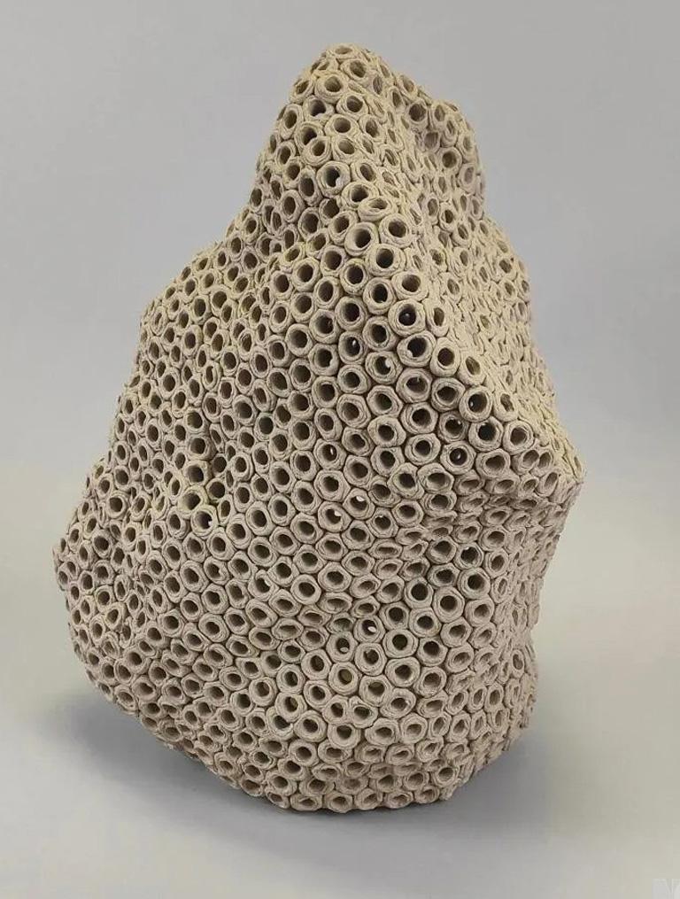 XXI secolo e contemporaneo Gilles CAFFIER (1963) vaso in ceramica a forma libera, firmato e datato in vendita