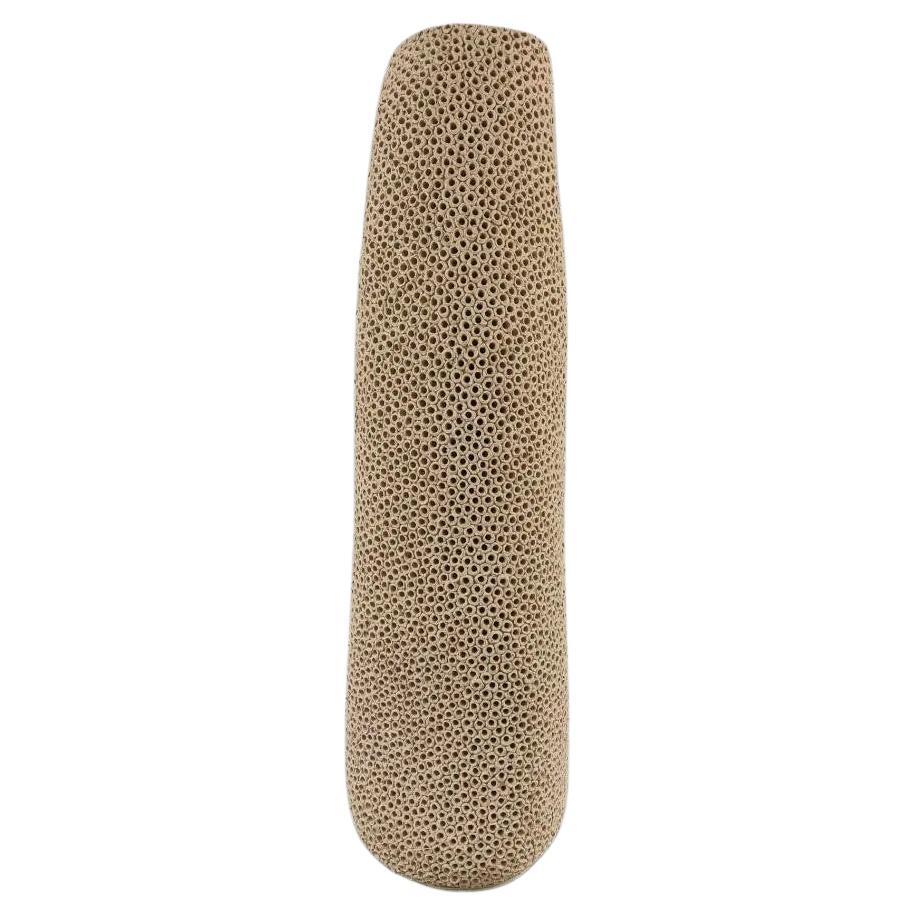 Gilles CAFFIER (1963) large ceramic vase, signed and dated in vendita