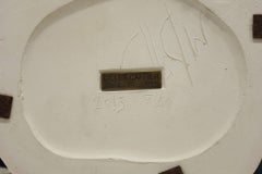 Gilles Caffier Large Limited Edition Drape Vase in Porcelain, 26.5" High