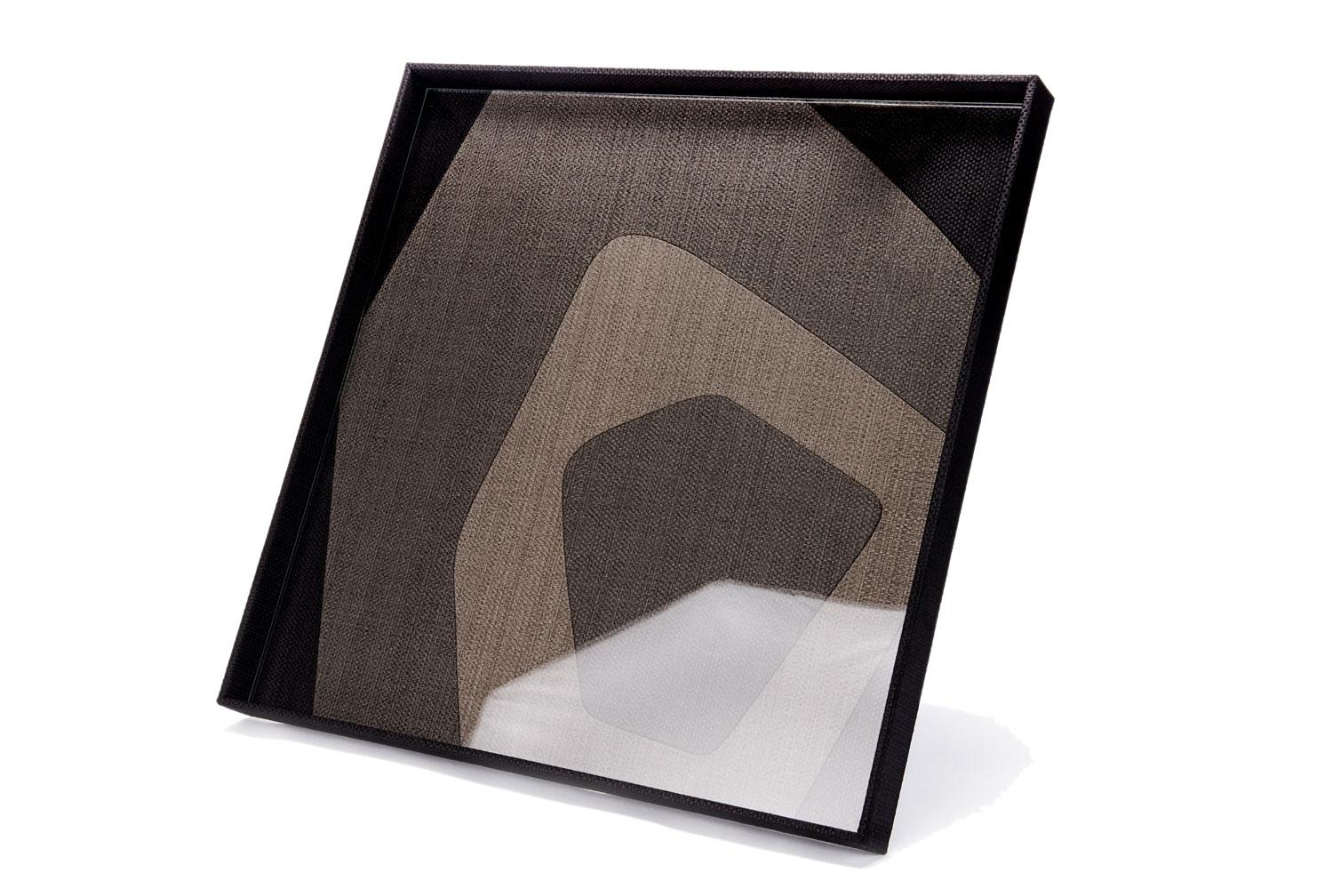 23” square geometric patch tray with glass top by Gilles Caffier

Tray patched of geometric pattern is made from cotton, polyester and has removable glass.

Renowned for his unique & limited edition pieces, Gilles Caffier creates topical