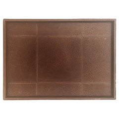 Gilles Caffier Leather Clad Vanity Tray Made in France 2006