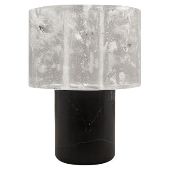Gilles Caffier Marble & Crystal Table Lamp