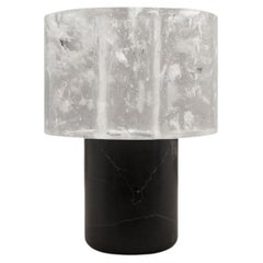 Gilles Caffier-Tischlampe aus Marmor und Kristall