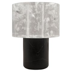 Lampe à poser en marbre et cristal Gilles Caffier