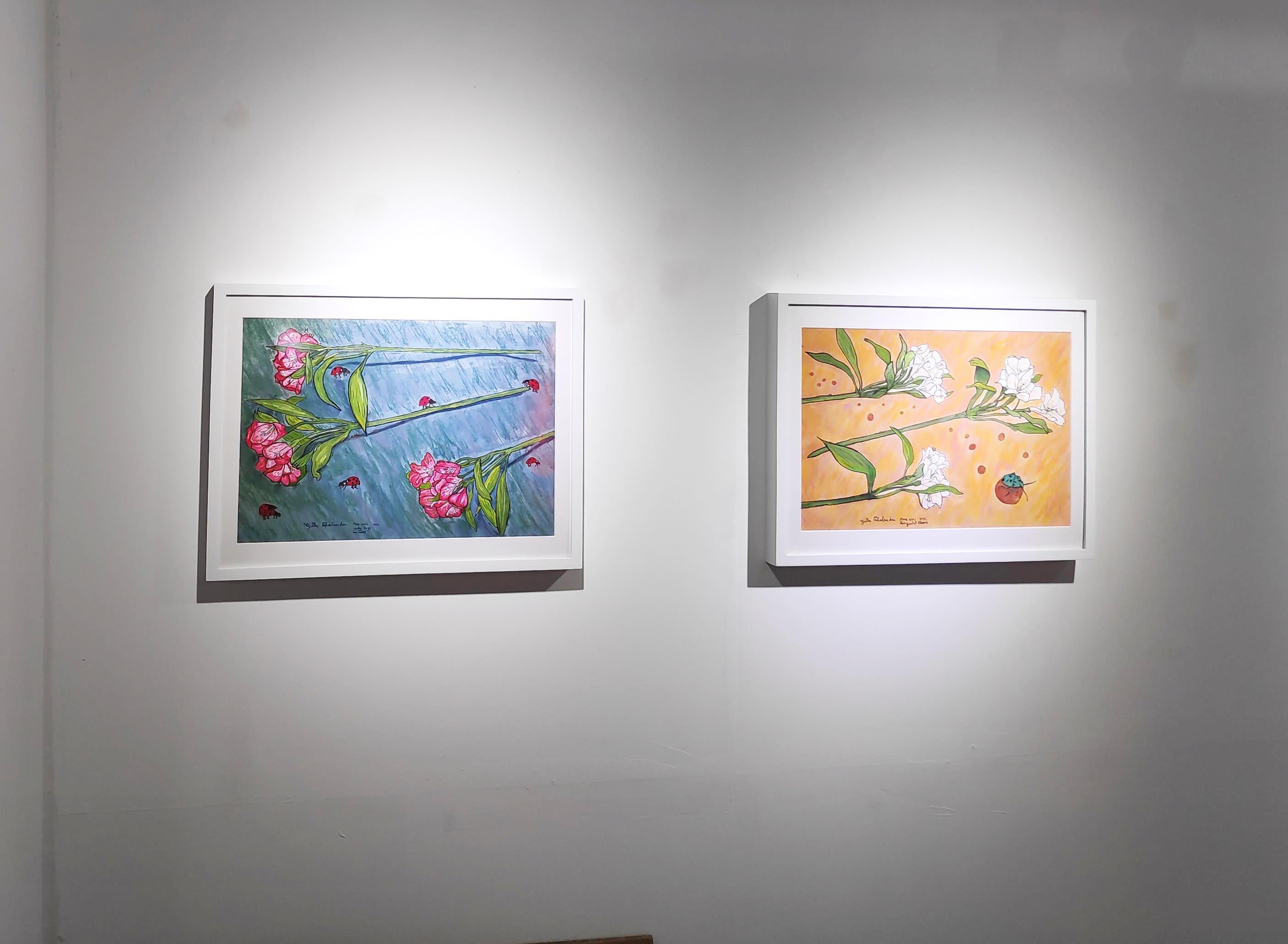 An Empty Chair - Painting by Gilles Chalandon