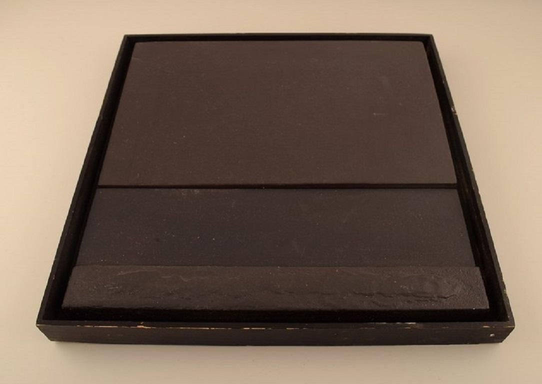 Gilles Guias, Acrylic on Board, Abstract Composition, 1984 In Excellent Condition In København, Copenhagen