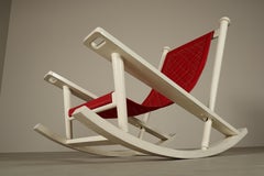 Gilles Sermadiras for Maison et Jardin, “Deauville” rocking chair, France, 1950
