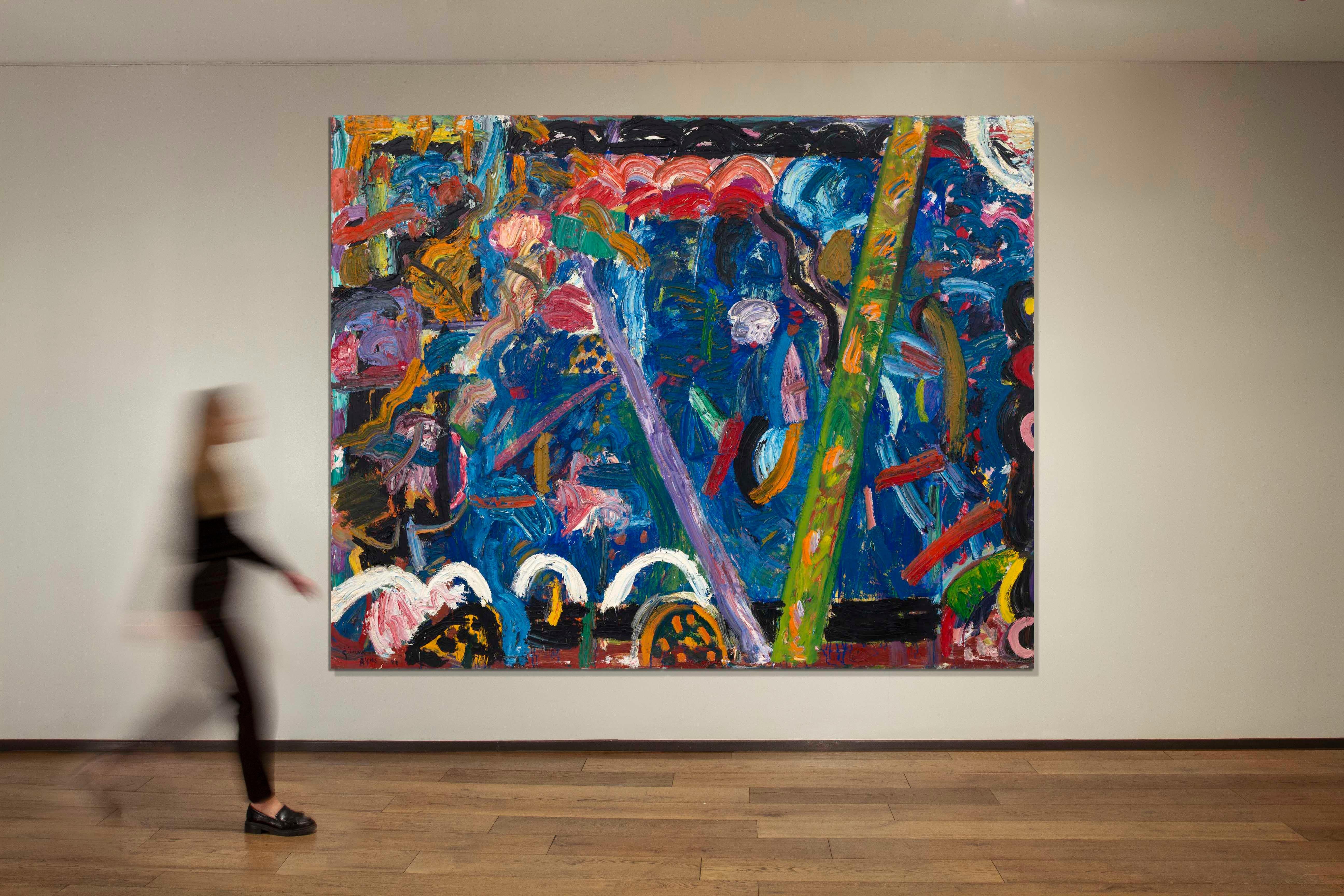 Hydaspes - Painting by Gillian Ayres