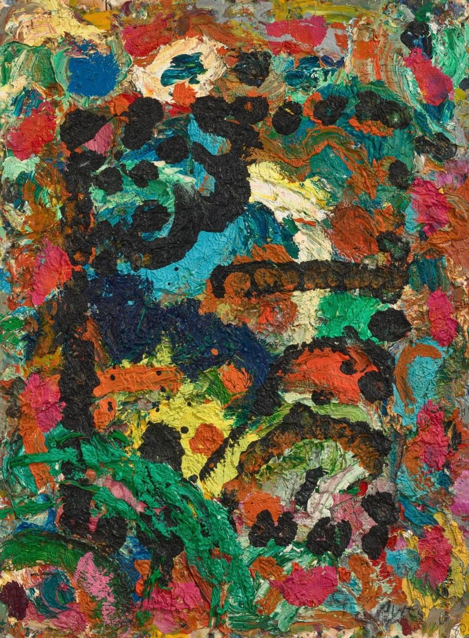 Abstract Painting di Gillian Ayres - Window