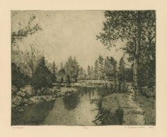 Stream, Tree on Right